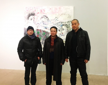 從左至右馮博一、張旭東、孫原

