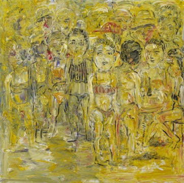 《15夏3號》200cmx200cm 布面油畫 2015年
