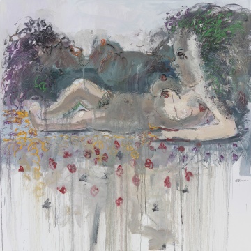 《16狀態(tài)4》200cmx200cm 布面油畫 2016年
