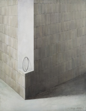 《洞穿》 No.5 90× 60cm 布面油畫 2015
