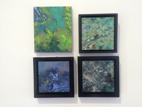 2013-2015年期間創(chuàng)作的《風景》系列部分作品
