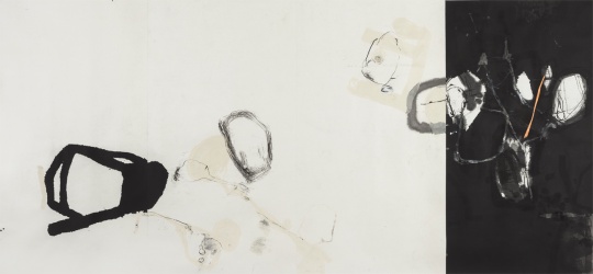 《時(shí)光》194X388cm  水墨2016