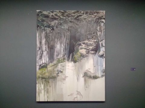 呂松 《隧道》 200×150cm 布面油畫 2015
