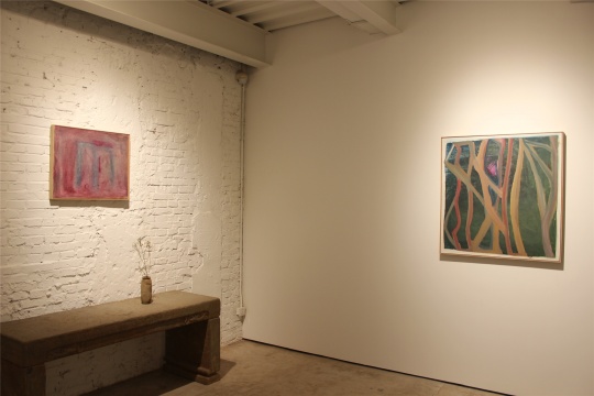嚴(yán)巖個(gè)展“沿沿”展覽現(xiàn)場(chǎng)
