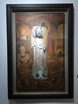 《清心觀佛》120×75cm 布面油畫 2016
