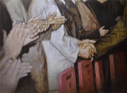 《紅椅子》 145×200cm 布面油畫 2012
