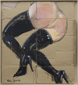 《無題》110x97cm 紙本丙烯 2015

