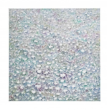 《疆域：深埋巴比倫》 200x200cm 布面油畫 2017
