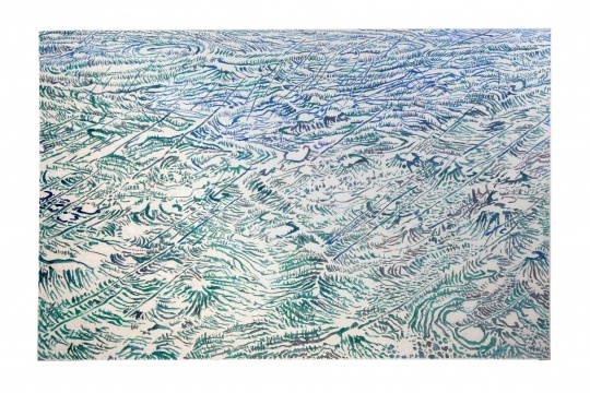 《埡口》 220x340cm 布面油畫 2015-2016
