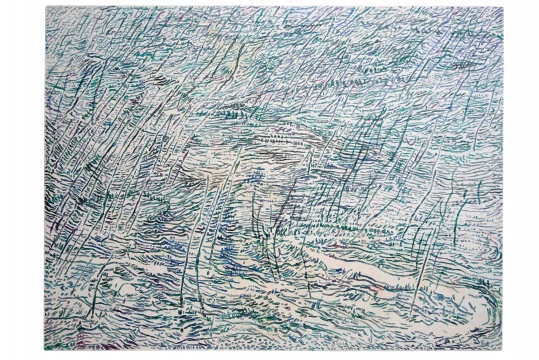 《驟雨時刻-狂飆No.5》150x200cm 布面油畫 2014
