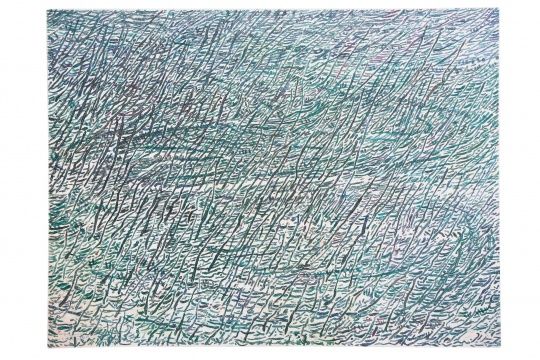 《驟雨時刻-狂飆No.6》 150x200cm 布面油畫 2014
