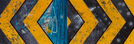 《隱匿自由》 640×210cm 布面油畫(huà) 2017
