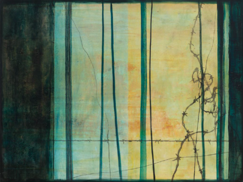 《誤入藩籬17》 150×120cm 布面油畫(huà) 2015
