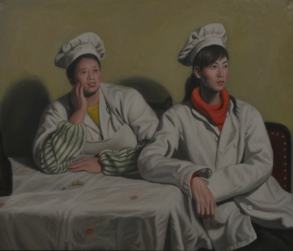 小林2，100x120cm，布面油畫，2017
