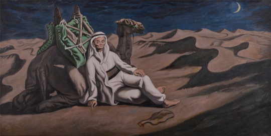 阿里巴巴 2，布面油畫，170×335cm，2016
