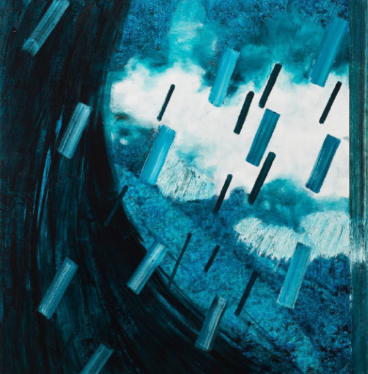 《萬有引力2》 200×200cm 布面油畫 2017
