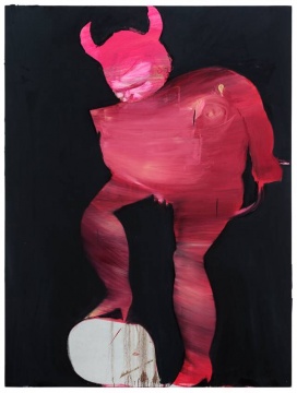 馬軻 《掘墓鞭尸之二》布面油畫  200cm×150cm  2017
