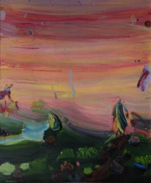 徐赫《你從哪里來》 油彩 丙烯 195cmx155cm   2013
