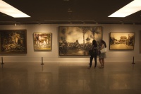 “文脈傳薪”中國美術(shù)館開展 ，寫意油畫呈現(xiàn)中國精神,范迪安,范迪安,羅工柳,劉海粟,吳冠中,戴士和,吳冠中,詹建俊,朱德群,吳大羽