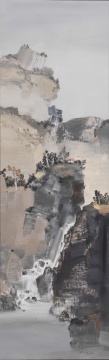  

徐里 《山澤隱默》 160X50cm 油畫 2012
