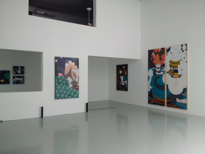 王鑒為個展“天一生水”現(xiàn)場

