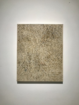 《隱山集-六月十九》 100x80cm 布面綜合材料  2017
