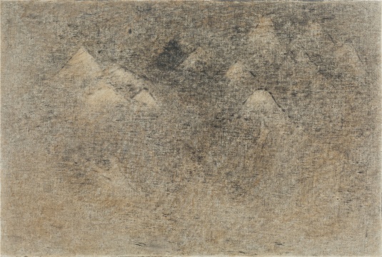 《隱山集-六月十九》 56x83cm 布面綜合材料 2017

