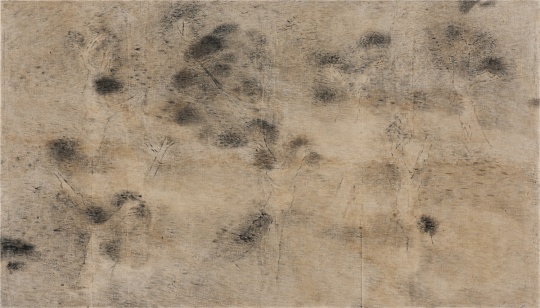 《隱山集-六月十四》 140x245cm 布面綜合材料 2017
