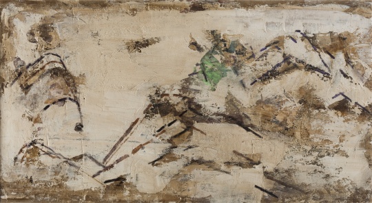 《顯山集 03781702》 100x180cm 布面綜合材料  2017
