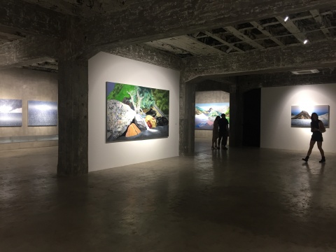 展出了近20幅作品

