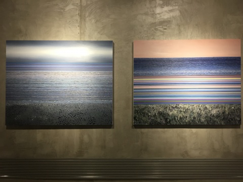 《沚湖-陰》120×150cm 布面油畫(huà) 2016

《沚湖-夕》120×150cm 布面油畫(huà) 2016
