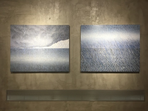 《雨之三》 120×150cm 布面油畫(huà) 2016

《雨之二》 120×150cm 布面油畫(huà) 2016
