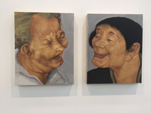 張書箋《織皮-9》50×40cm×2  2017