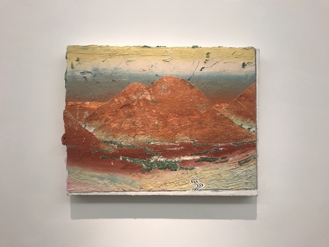 馬蒂亞斯·維斯切爾（Matthias Weischer）《山谷》50x65cm 2015
