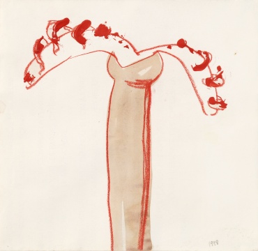 《“百花”手稿》28 x 30 cm 紙本素描、水彩 1998
