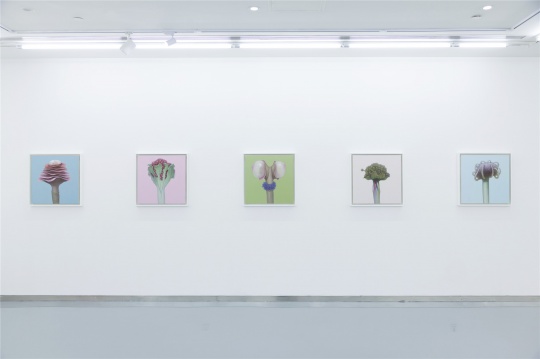 展覽現(xiàn)場的“百花”系列
