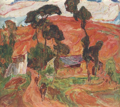 鄉(xiāng)居 90×100cm 1990年
