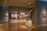 迢遞嵩高下,歸來且閉關(guān) 尹朝陽個展“在嵩山”于玉蘭堂開幕,尹朝陽,漆 瀾