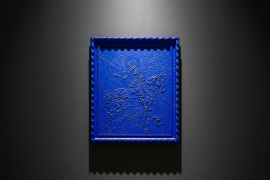 《圖像生產(chǎn)-19號》 121.5×101.5cm 綜合材料 2017
