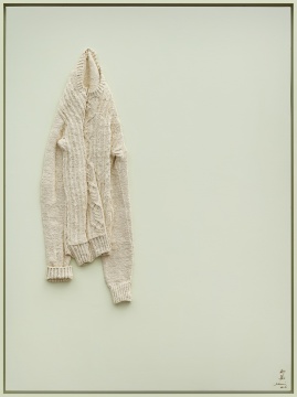 《溫差-白》 162×160cm 油畫畫布 2016
