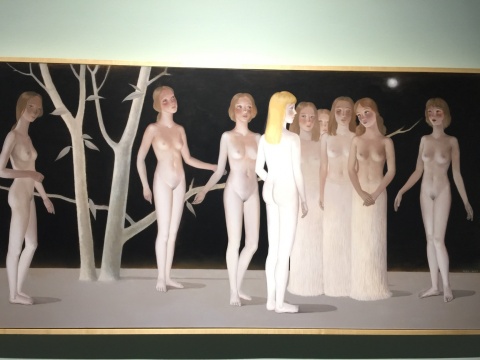 展覽現(xiàn)場展出的王小雙作品
