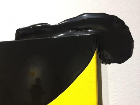 朱佩鴻 《Crystao2017-7》 60×70cm 布面丙烯 2017（局部）
