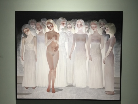 王小雙 《維納斯的身影》 140×180cm 布面丙烯 2015-2017

