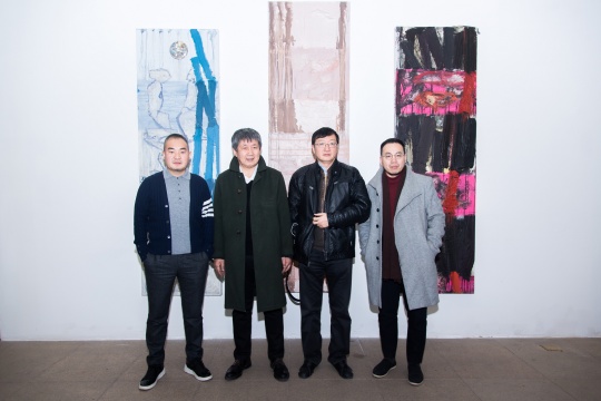 從左至右：孫永增、李向陽、顧振清、夏可君
