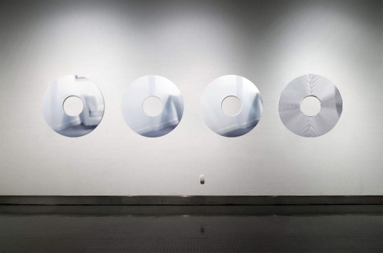 郭工 《切問(wèn)-不銹鋼C-3》 118×118×3cm 不銹鋼 2017-2018
