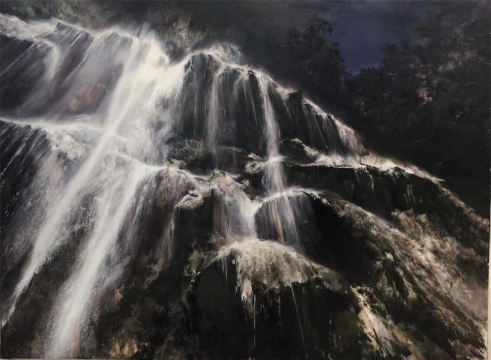 劉海辰《信仰》175x235cm 布面油畫 2018
