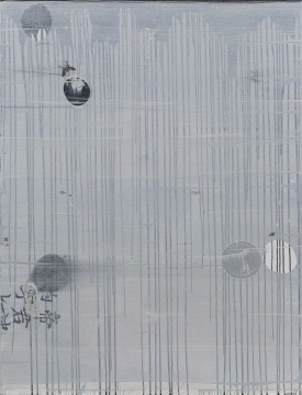 孫策《空白136號》170x130cm 布面油畫  2017
