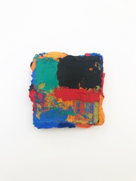 《無題》35x35cm 布面油畫  2013-2018

