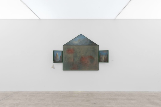 陳可 《黃山紀(jì)游》240x160cm 木板上綜合材料 2017
