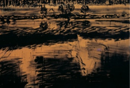 安塞姆·基弗 《阿拉里希的墳?zāi)埂?220×300cm 布面油彩 1975
